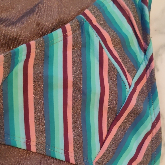 Colorful Striped Bikini - Picture 2 of 6